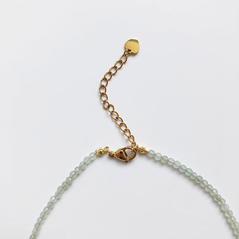 Boho Fish Beaded Necklace for Women, Natural Stone Bead Chain 18K Gold Handmade Sardine Pendant Choker Charm Beach Hawaiian Dainty Necklaces Summer Ocean Minimalist Jewelry Gift in Saudi Arabia