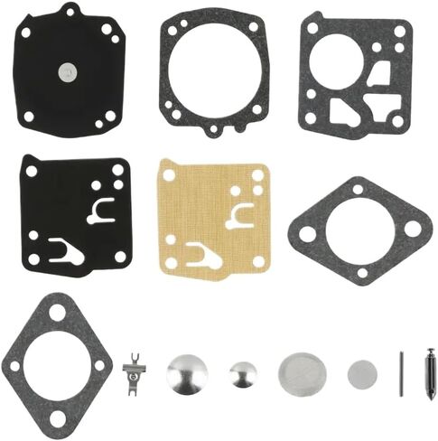 2 Sets Carburetor Repair Rebuild Kit Diaphragm Compatible With 61 66 162 165 266 268 181 281 Replacement For RK-17HS RK-23HS in Saudi Arabia