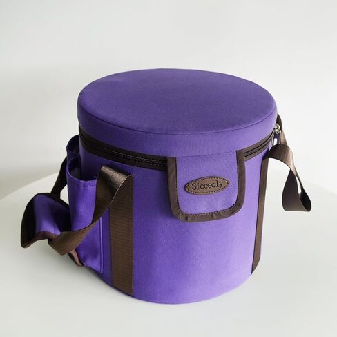 8 بوصات A Note 432 هرتز باللون الأرجواني الفاتح الكريستالي وعاء الغناء الكريستالي من الكوارتز المتجمد وقاعدة شاكرا للتأمل والشفاء الصوتي مع حقيبة حمل متينة من الجلد السويدي على شكل حرف O in Kuwait