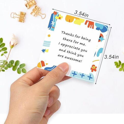 Affirmation Cards With Envelopes 3.5x3.5 Inch. You Are Awesome Seals for Appreciation, Encouragement, Gratitude, Positive Motivational Inspirational Thoughtful Gifts Cards. Post-it Note Size in Kuwait