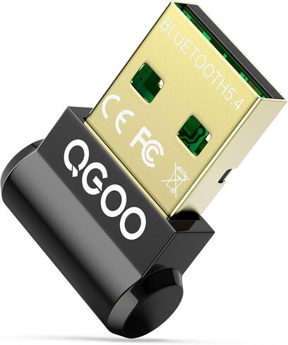 USB Bluetooth Adapter for PC - QGOO Bluetooth Dongle 5.3 EDR, Wireless Bluetooth Receiver for Desktop Computer Laptop Bluetooth Windows 8.1/10/11（orange-018） in Saudi Arabia