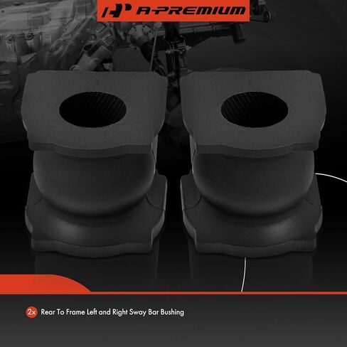 A-Premium 2 x Rear To Frame Sway Bar Bushing Kit, Compatible with Honda Civic 2013 2014 2015 in Saudi Arabia