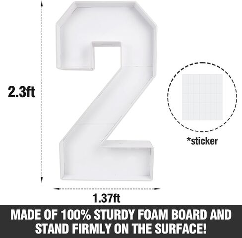 2026 Graduation Decorations - 2.3FT Large PRE-CUT 2026 Marquee Light Up Numbers Kit - Mosaic Foam Board Sign - Class of 2026 Party Supplies Decor for Kindergarten Preschool High School Christmas Wedding Prom in Saudi Arabia