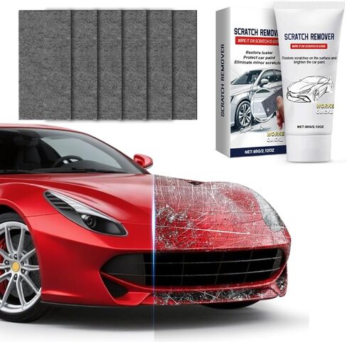 Nano Sparkle Cloth Car Scratch Remover 6PCS, Multi-Purpose Nano Magic Cloth Easily Removes Light Scratches, Swirls and Water Spots in Kuwait