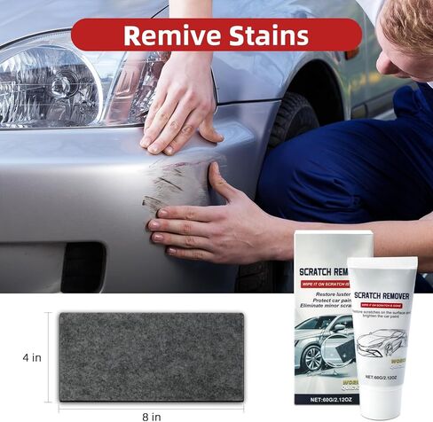Nano Sparkle Cloth Car Scratch Remover 6PCS, Multi-Purpose Nano Magic Cloth Easily Removes Light Scratches, Swirls and Water Spots in Kuwait