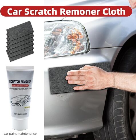 Nano Sparkle Cloth Car Scratch Remover 6PCS, Multi-Purpose Nano Magic Cloth Easily Removes Light Scratches, Swirls and Water Spots in Kuwait