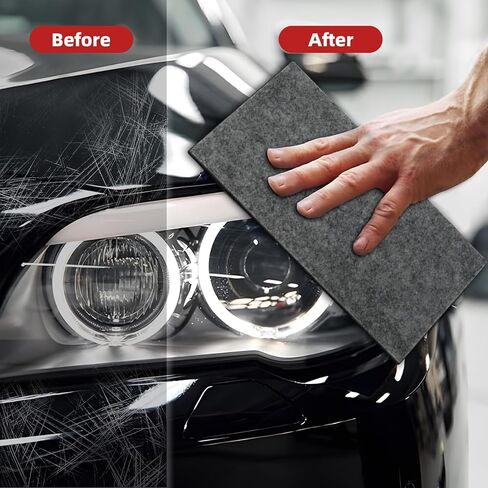 Nano Sparkle Cloth Car Scratch Remover 6PCS, Multi-Purpose Nano Magic Cloth Easily Removes Light Scratches, Swirls and Water Spots in Kuwait