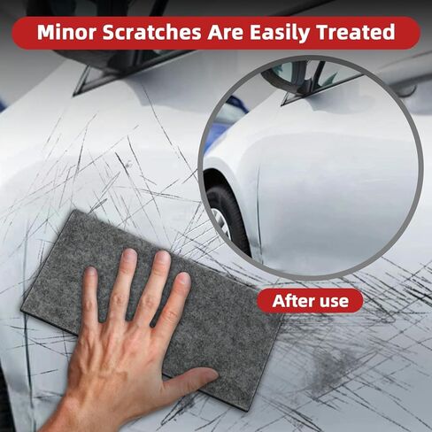 Nano Sparkle Cloth Car Scratch Remover 6PCS, Multi-Purpose Nano Magic Cloth Easily Removes Light Scratches, Swirls and Water Spots in Kuwait