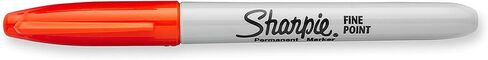 Sharpie Fine Point Permanent Markers, Optic Orange, 1 Count in Saudi Arabia