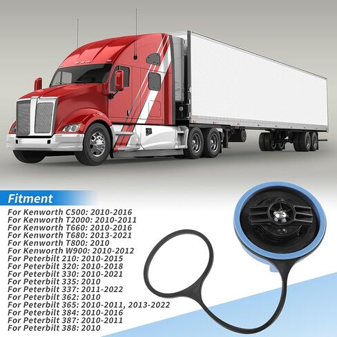 No.908022301 غطاء خزان سائل عادم الديزل DEF مناسب لـ Kenworth C500 T2000 T660 T680 T800 W900 لـ Peterbilt 210 320 330 335 337 362 365 384 387 388 in Kuwait
