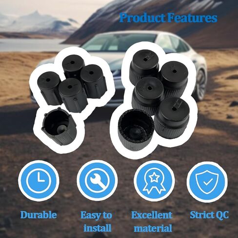 20PCS Car AC Service Valve Cap Kit, High 16mm Pressure & Low 13mm Pressure Vehicle Air Conditioning Sealing Caps, Leak-Proof AC Valve Core Covers, Universal Automotive Accessories in Saudi Arabia