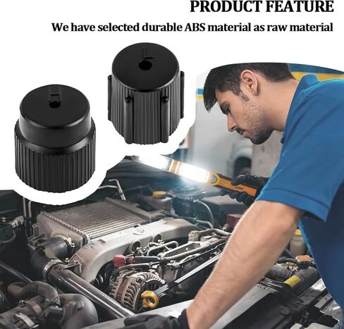 20PCS Car AC Service Valve Cap Kit, High 16mm Pressure & Low 13mm Pressure Vehicle Air Conditioning Sealing Caps, Leak-Proof AC Valve Core Covers, Universal Automotive Accessories in Saudi Arabia