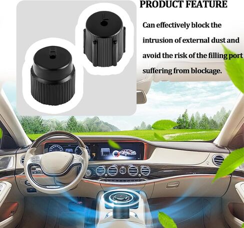 20PCS Car AC Service Valve Cap Kit, High 16mm Pressure & Low 13mm Pressure Vehicle Air Conditioning Sealing Caps, Leak-Proof AC Valve Core Covers, Universal Automotive Accessories in Saudi Arabia