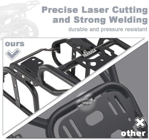 رف أمتعة خلفي للدراجات النارية مجموعة أرفف السرج مناسبة لـ Husqvarna Svartpilen 125/200/250/401 2021-2023, Vitpilen 250/401 2022-2023 in Saudi Arabia