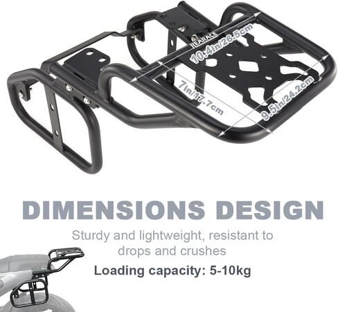 رف أمتعة خلفي للدراجات النارية مجموعة أرفف السرج مناسبة لـ Husqvarna Svartpilen 125/200/250/401 2021-2023, Vitpilen 250/401 2022-2023 in Saudi Arabia