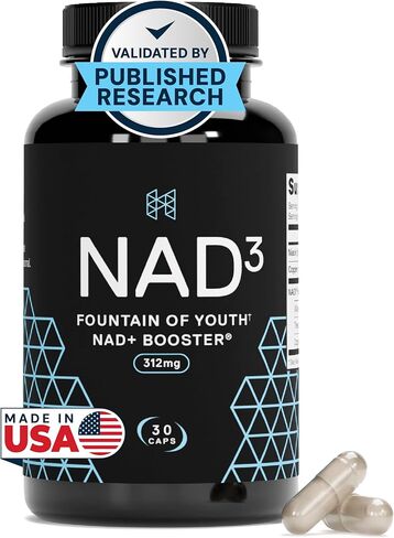 HPN NAD+ Booster – Nicotinamide Riboside Alternative (NAD3) for Men & Women | Anti Aging NRF2 Activator, 312 mg per Serving – Natural Energy Supplement for Longevity & Cellular Health, 30 Veggie Pills in Kuwait
