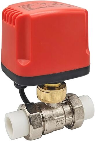 Two-Way Motorized Ball Valve Hot Melt Double Union PPR20/25/32/40/50 2-Wire/3-Wire Electric Water Valve 12V 24V 220V CR02(PPR25,AC220V) in Saudi Arabia
