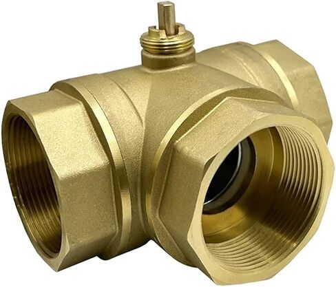 2 "DN50 3 طريقة صمام كروي نحاسي بمحرك T نوع الجسم صمام كروي كهربائي in Saudi Arabia