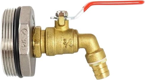 2 Inch Drum Faucet Brass Barrel Faucet with EPDM Gasket in Saudi Arabia