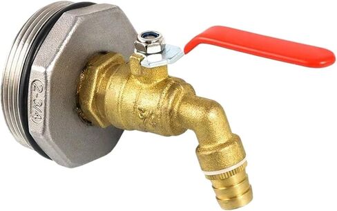 2 Inch Drum Faucet Brass Barrel Faucet with EPDM Gasket in Saudi Arabia