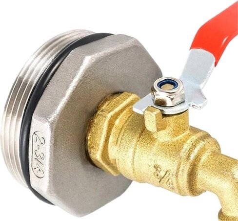 2 Inch Drum Faucet Brass Barrel Faucet with EPDM Gasket in Saudi Arabia