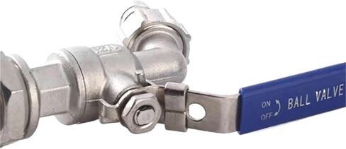 Stainless Steel Ball Valve - 1/2 Inch Weldless Bulkhead Bibcock in Saudi Arabia