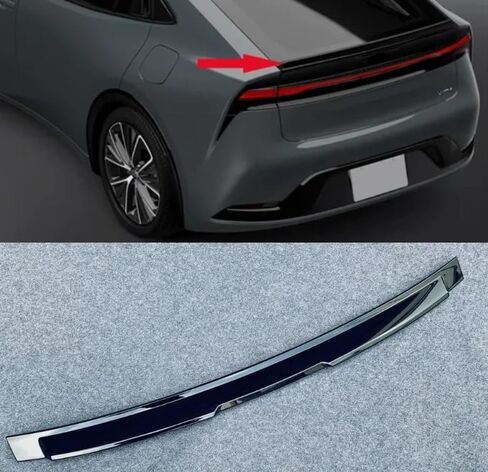 Spoiler Wing Compatible with Toyota Prius 2023 2024 2025 2026，Rear Trunk Spoiler Wing Lip Accessories (Glossy Black) in Saudi Arabia