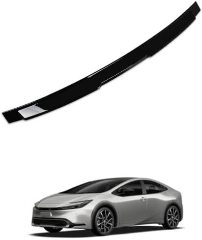 Spoiler Wing Compatible with Toyota Prius 2023 2024 2025 2026，Rear Trunk Spoiler Wing Lip Accessories (Glossy Black) in Saudi Arabia