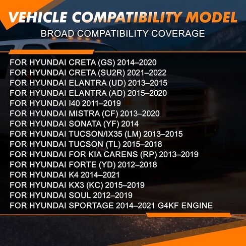 23410-2C400 مجموعة حلقات بيستونز المحرك 4 قطعة تناسب 2009-2014 جينيسيس كوبيه لسبورتاج لأوبتيما لسوناتا لسانتا في سبورت 2.0T G4KF in Saudi Arabia