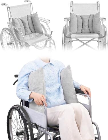 وسادة دعم جانبية للكرسي المتحرك لدعم الجانب الخلفي للكرسي المتحرك لتخفيف الضغط، وسادة إسفينية لتحسين وضعية الجلوس، ومساعدة كبار السن، وإكسسوارات الكراسي المتحركة، وسائد جانبية للكراسي. in Kuwait
