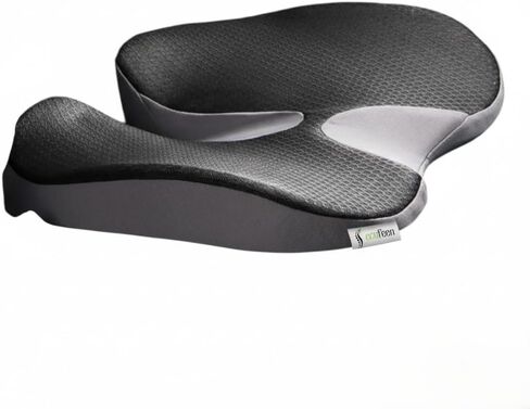 Seat Cushion – Non-Slip Orthopedic Memory Foam Pad for Tailbone, Sciatica & Back Pain Relief, Comfortable Large Pad for Office Chair, Car, Home, Desk Accessories & Travel Use (Large Cushions) in Saudi Arabia