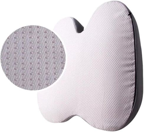 Seat Cushion – Non-Slip Orthopedic Memory Foam Pad for Tailbone, Sciatica & Back Pain Relief, Comfortable Large Pad for Office Chair, Car, Home, Desk Accessories & Travel Use (Large Cushions) in Saudi Arabia