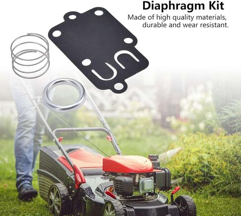 Pwshymi 2Set Sell Carburetor Diaphragm Gasket Kit with Horizontal Crankshaft, Engine Diaphragm Spring Cover Replacement for Garden Tools Machinery in Saudi Arabia