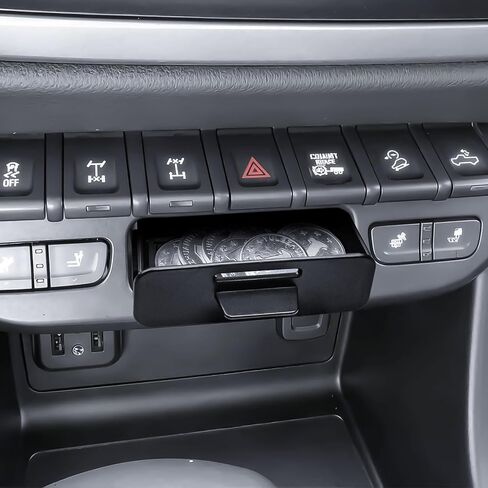 صينية تنظيم وحدة التحكم المركزية من RUNROAD متوافقة مع ملحقات Chevy Colorado/GMC Canyon 2015-2022، وحدة تحكم صينية درج مسند الذراع لـ Colorado Canyon Z71 ZR2 Denali حامل العملات المعدنية في المقصورة السرية in Kuwait