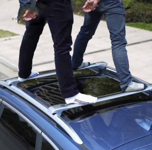 2PCS Upgraded Cross Bars Roof Rack Lockable Compatible with Hyundai Palisade Hybrid 2026 Aluminum Crossbars Cargo Carrier（Sliver） in Kuwait