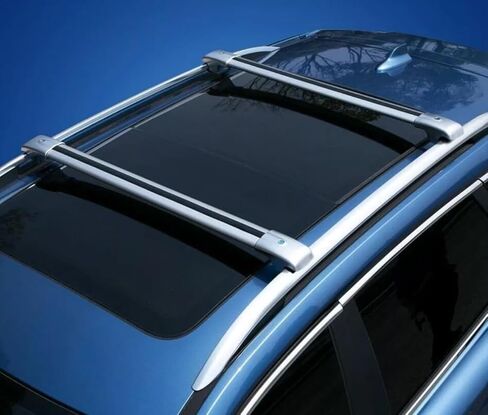 2PCS Upgraded Cross Bars Roof Rack Lockable Compatible with Hyundai Palisade Hybrid 2026 Aluminum Crossbars Cargo Carrier（Sliver） in Kuwait