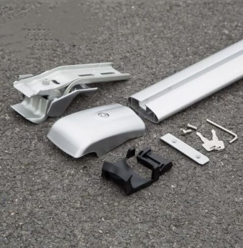 2PCS Upgraded Cross Bars Roof Rack Lockable Compatible with Hyundai Palisade Hybrid 2026 Aluminum Crossbars Cargo Carrier（Sliver） in Kuwait