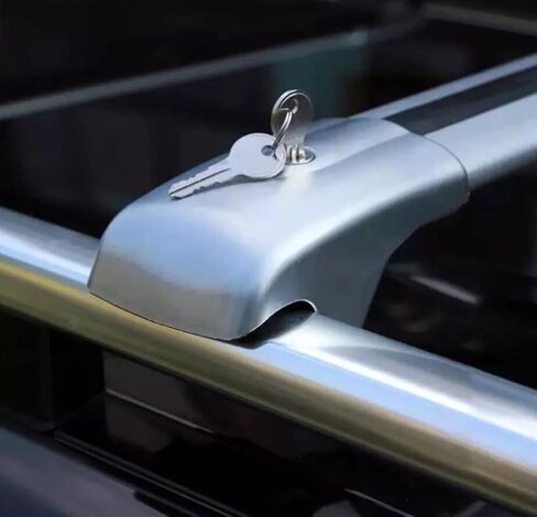 2PCS Upgraded Cross Bars Roof Rack Lockable Compatible with Hyundai Palisade Hybrid 2026 Aluminum Crossbars Cargo Carrier（Sliver） in Kuwait