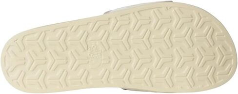 صندل Base Camp Slide III للرجال من The North Face - مبطن للغاية، إسفنج EVA، حجر الصحراء/الكثبان البيضاء، 12 in Kuwait