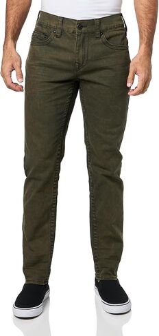 بنطلون جينز Rocco SN No Flap للرجال من True Religion مقاس 32 بوصة - درزة داخلية نحيفة من قماش الدنيم المطاطي مع جيوب خلفية نظيفة in Saudi Arabia