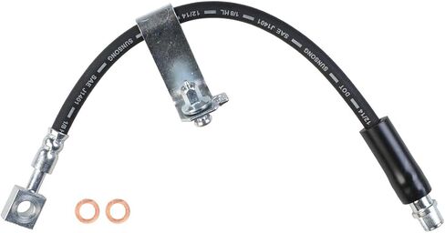 2x Front Brake Line Brake Hydraulic Hose Assembly Pair Driver and Passenger Side Fits Chevrolet Fits Chevy Malibu 2004-2012 Fits Pontiac G6 2005-2010 in Saudi Arabia