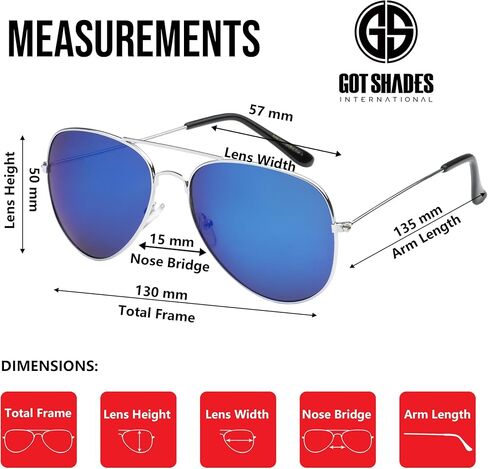 نظارات شمسية أفياتور للرجال والنساء - حماية 100% من الأشعة فوق البنفسجية كلاسيك بايلوت أفياتور للرجال - مجموعة نظارات شمسية مكونة من 4 قطع in Kuwait