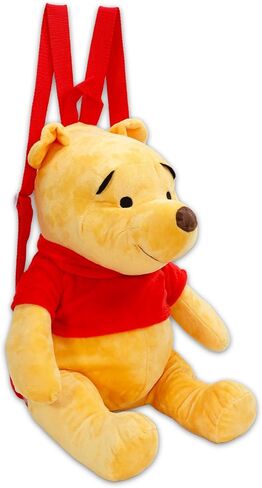 Winnie The Pooh Plushie Backpack Set - Bundle with 16" Disney Plush Doll with Carrying Straps Plus Stickers, More | Pooh Bear Plush Bag in Saudi Arabia