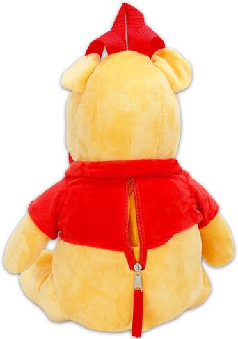 Winnie The Pooh Plushie Backpack Set - Bundle with 16" Disney Plush Doll with Carrying Straps Plus Stickers, More | Pooh Bear Plush Bag in Saudi Arabia