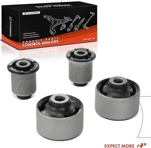 A-Premium 4 × مجموعة جلبة ذراع التحكم الأمامية والخلفية السفلية، متوافقة مع Hyundai Elantra 2007-2012، Sonata 2006-2010، Tucson 2005-2009 & Kia Optima، Forte، Sportage، Forte Koup، Forte5 in Saudi Arabia