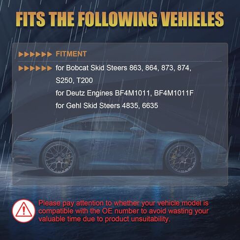 BF4M1011F Turbocharger with Gasket Fit for Deutz BF3L1011 Bobcat 863 864 873 874 S250 T200 Turbo Replace OE 6673123 6666520 in Kuwait