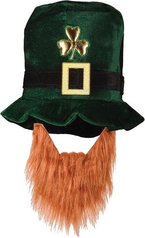Beistle 30706 Plush Leprechaun Party Hat with Beard in Saudi Arabia
