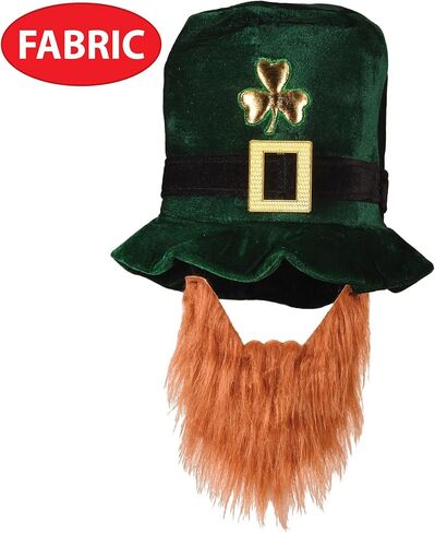 Beistle 30706 Plush Leprechaun Party Hat with Beard in Saudi Arabia