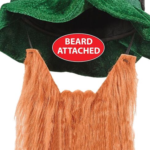 Beistle 30706 Plush Leprechaun Party Hat with Beard in Saudi Arabia