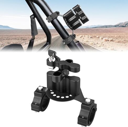 1''-2'' Roll Bar Gas Tank Water Can Pack Mount,Oil Mounting Holder Gasoline Pack Fuel Container Mount with Locks Compatible with for ATV UTV Polaris Pioneer Can Am Maverick Commander Talon in Kuwait